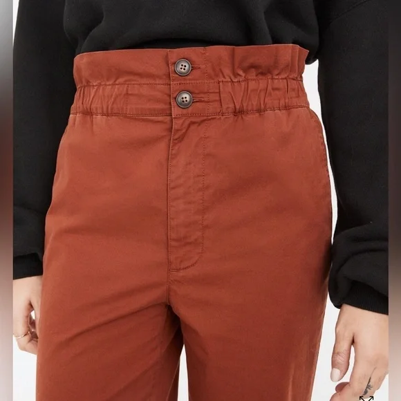 Madewell Paperbag Tapered Pants - Picture 9 of 10